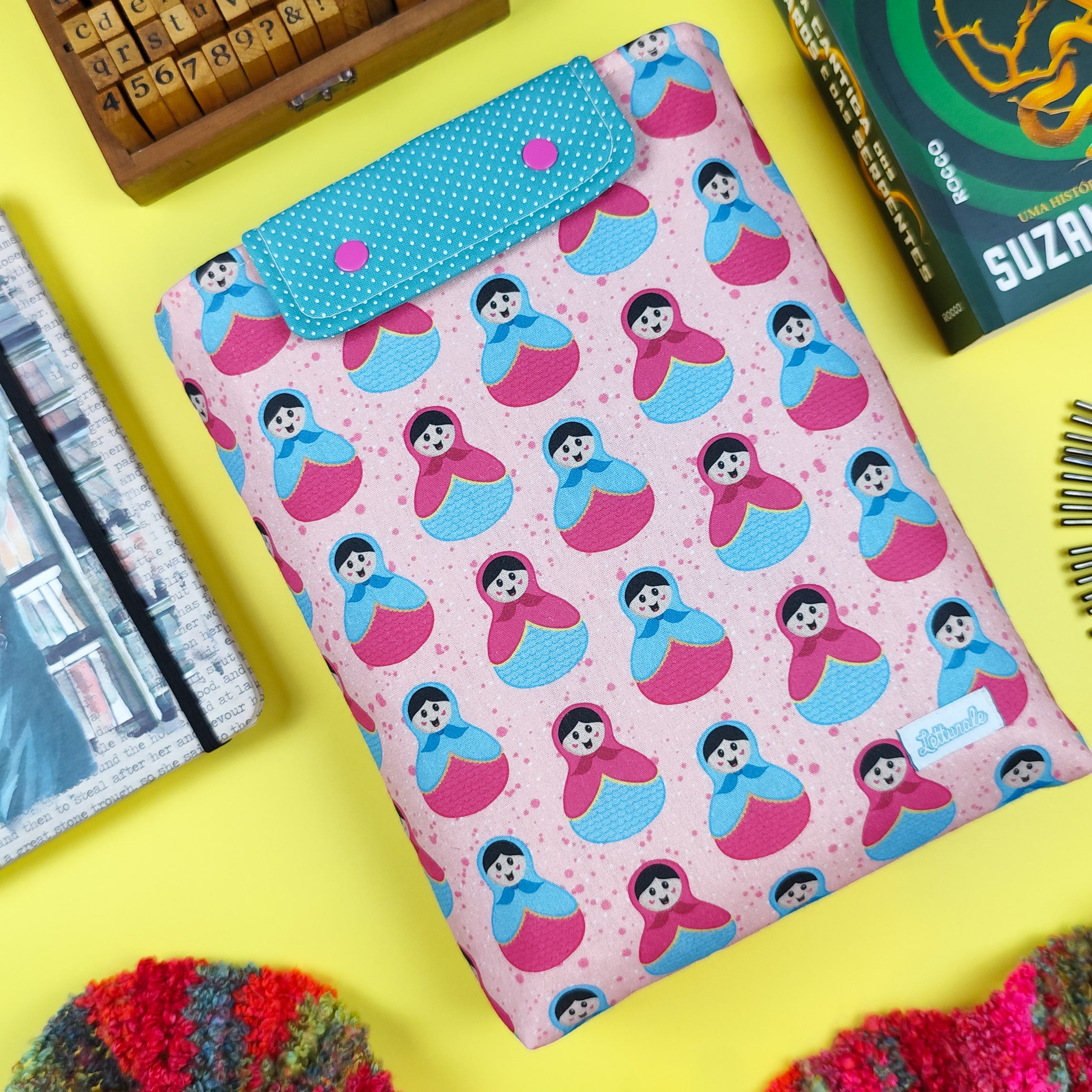 Book Sleeve Lux Matrioskas | ESTAMPA EXCLUSIVA