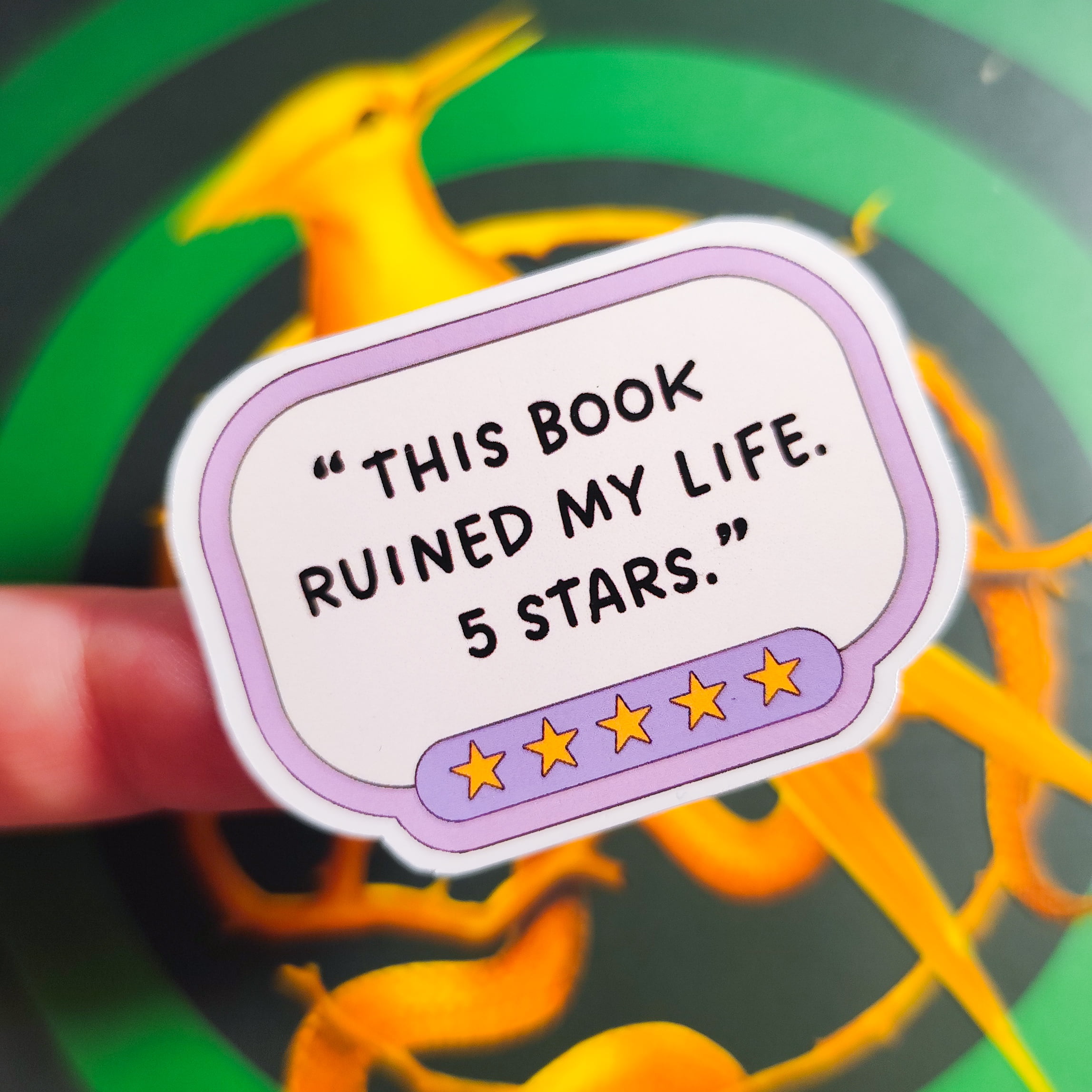 Adesivo This Book Ruined My Life
