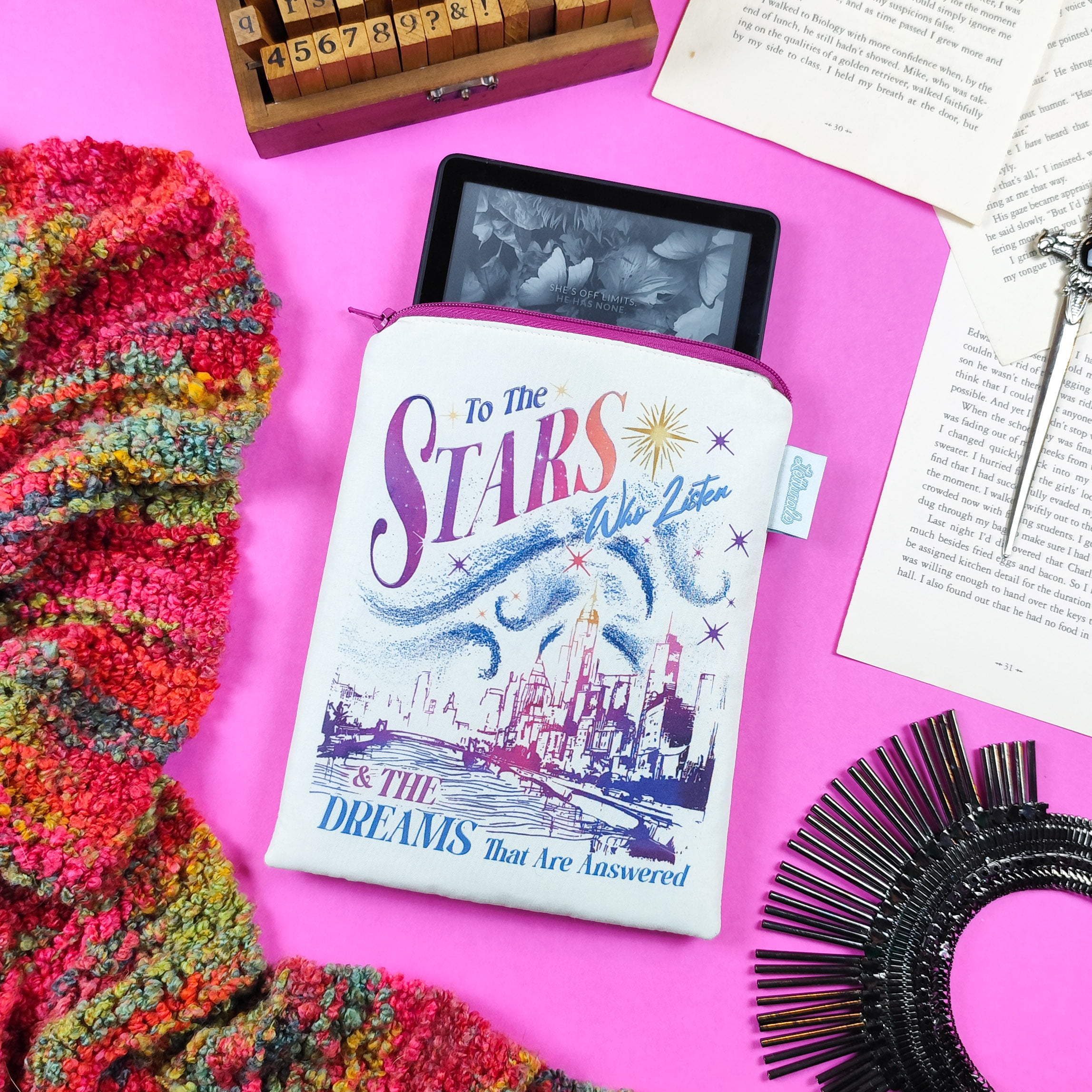 Case para Kindle/Leitor Digital To The Stars Who Listen/ACOTAR