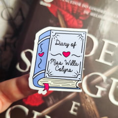 Adesivo Diary of Miss Willa Colyns | De Sangue e Cinzas