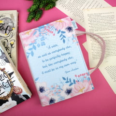 Capa para livro com alças I Wish Jane Austen